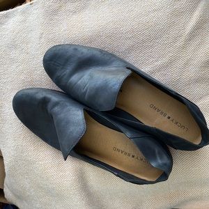 Lucky Brand leather slip on Loafers